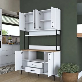 Konyhaszekrény, 120 cm – JE169