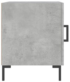 2 db betonszürke szerelt fa éjjeliszekrény 40 x 40 x 50 cm