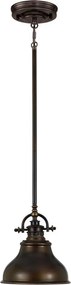 Quoizel EMERY QZ-EMERY-P-S-PN Függőlámpa 1x60W/E27