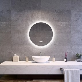 Kerek Led tükör Ø60cm Welland Alpha | Páramentesítő - Fényerő + színhőfok állítás