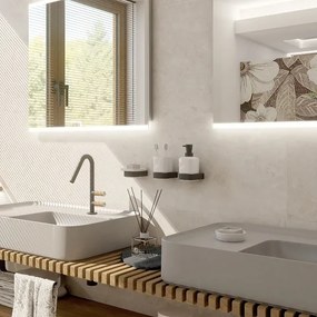 NIMCO NKC készlet-31K-T-90-Szappan adagoló, fogkefe állvány és fali kampó NIKAU