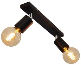 Spotlámpa TUNE 2xE27/20W/230V fekete