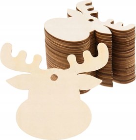Rénszarvas Karácsonyi Fa Medál 3cm 10db Karácsonyi Dekoráció