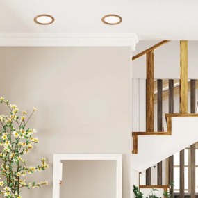 LED Beépíthető lámpa WOODY SPOT LED/23,5W/230V 4000K tölgy ø 23,5 cm