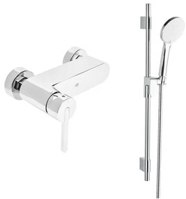 Zuhany csaptelep SAT Fusion zuhanyszettel együtt 150 mm króm SATBSFU268TCHSET