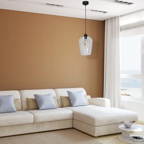 Csillár SANTIAGO 1xE27 / 60W / 230V átlátszó