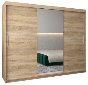 Ruhásszekrény 250 cm Toki 1 (szonoma tölgy + szonoma tölgy). 1064956
