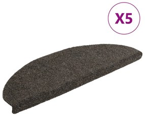 5 db antracit tűlyukasztott öntapadó lépcsővédő 65 x 21 x 4 cm