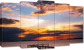 Vászonkép 100x60 Nyugati tó móló