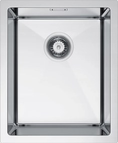 Inox függesztett konyhai mosogató 37x45 cm szifonnal Melanstar