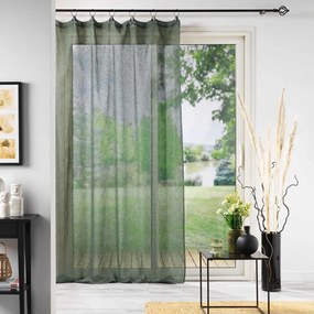 Khaki átlátszó függöny 140x240 cm Linka – douceur d'intérieur