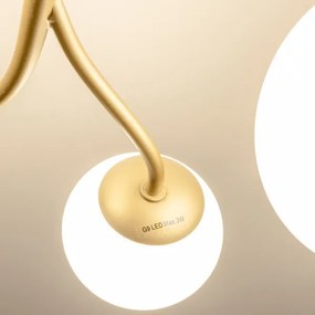 Brilagi - LED Felületre szerelhető csillár MISTEL 6xG9/3W/230V arany/fehér