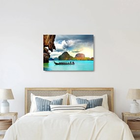 Üveg kép - Phang Nga-öböl (70x50 cm)