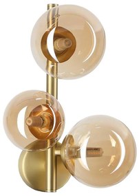 Ideal Lux - LED fali lámpa PERLAGE 3xG9/3W/230V arany/füstös