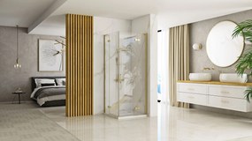 Zuhanykabin REA Hugo 90x90 Gold Brush