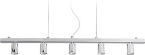 RENDL RALLONG V függeszték alap króm 230V LED E27 5x15W