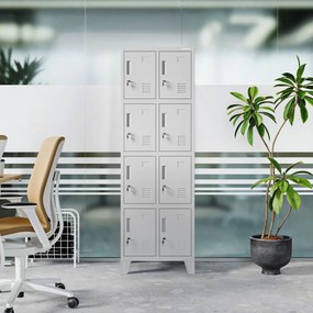 Dupla BHP szociális szekrény szürke: ROBERT 2 Plus