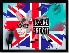 Poszterek keretben 40x30 Hard Brexit Unió