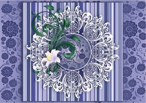 Fotótapéta Liliomok áttört díszek hálószoba nappaliba 254x184 vinil +ragasztó