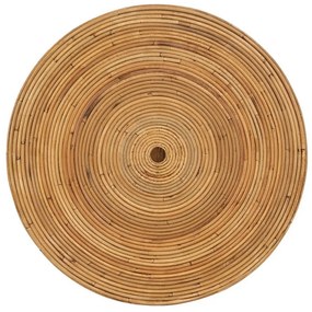 Rattan kerek tárolóasztal ø 60 cm – Ixia