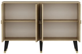 Konzolasztal Ahart - Sapphire Oak, Arany
