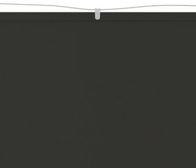 antracitszürke oxford-szövet függőleges napellenző 140 x 600 cm