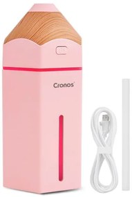 Aroma diffúzor LED USB 230ml Pencil Pink