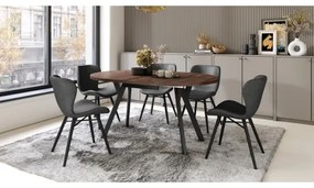 Étkezőasztal ARTUR tölgy/fekete