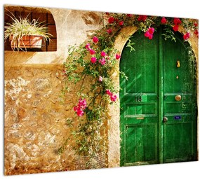 Egy régi ajtó képe (70x50 cm)