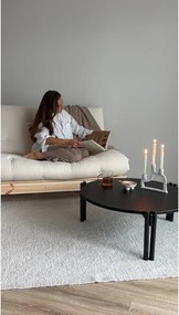 Fekete borovi fenyő kerek dohányzóasztal ø 80 cm Sticks – Karup Design