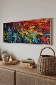 Artsmdfyty28-50120 keretezett MDF falikép, 50 x 120 cm