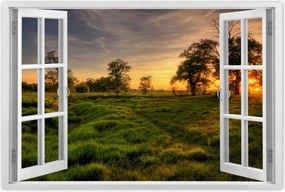 Poszterek 120x80 Naplemente a croissant-ban