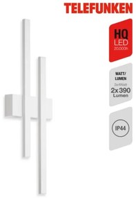 Telefunken 313206TF - LED Kültéri fali lámpa 2xLED/8W/230V IP44