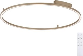 Brilagi - LED dimmelhető lámpatest PORTOFINO LED/85W/230V Ø 120 cm bézs + távirányító
