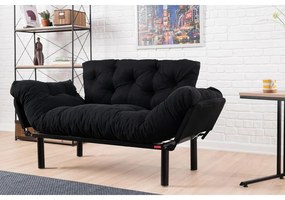 2 személyes kanapéágy Nitta - Fekete
