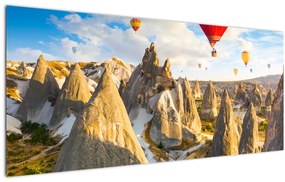 Kép - Hőlégballonok (120x50 cm)
