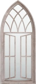 vidaXL homokszínű vas tükör beltéri használatra 70 x 30 cm
