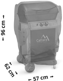 Cattara Gázgrill védőhuzat fekete, 57 cm