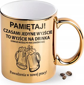 Bögre Ajándék arany búcsú a kolléganő távozása a havernak