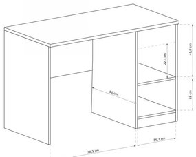 PC asztal Titanus 19 (lefkas tölgy). Akció -15%. 1055528