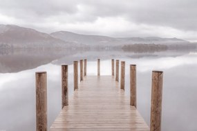 Poszter 60x40cm Móló Derwentwaterben 2, Assaf Frank