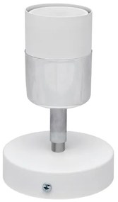 LED Fali spotlámpa TUBSSON 1xGU10/4,8W/230V fehér/fényes króm