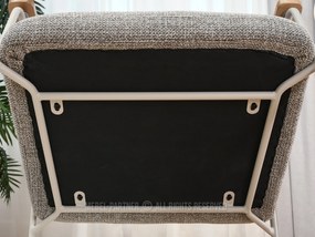 Fotel Elba (szürke bézs + tölgy). 1110001