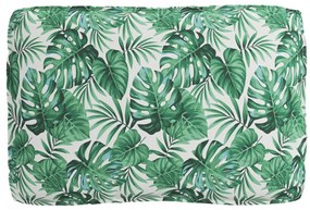 Raklap párna ülőfelülethez Virágos Levélminta 120 x 80 x 12 cm