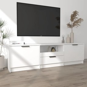 fehér szerelt fa TV-szekrény 140 x 35 x 40 cm