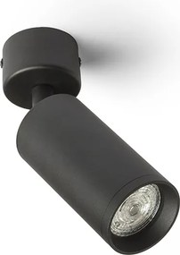 RENDL BELENOS mennyezeti lámpa fekete 230V LED GU10 9W