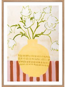 Kép 52x72 cm Yellow Vase – Malerifabrikken