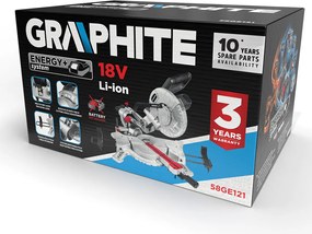 Energy+ gérvágó fűrész 18 V, 210 x 30 mm, 3000 rpm, akkumulátor nélkül 58GE121