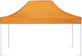 Rendezvénysátor 3x4,5m - 3x4,5m 3 oldalfal nélkül - Narancssárga