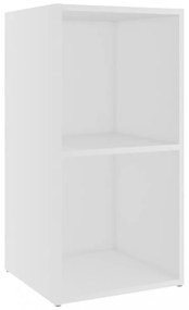 fehér szerelt fa TV-szekrény 72 x 35 x 36,5 cm